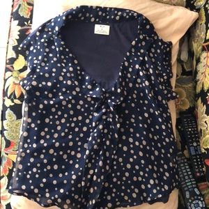 ✨3 for $20✨ PINS AND NEEDLES sheer polka dot top
